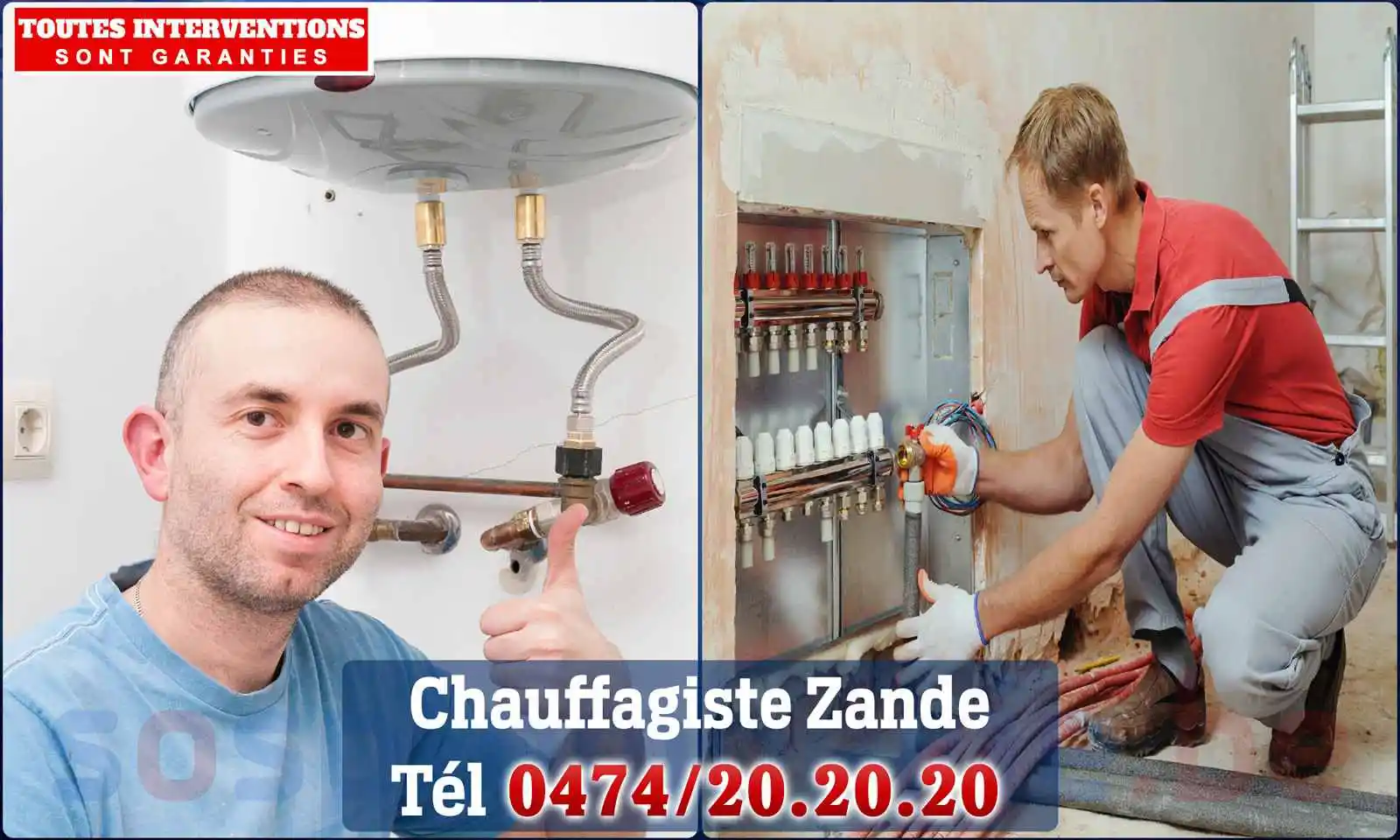 Chauffagiste agréé à Zande 8680