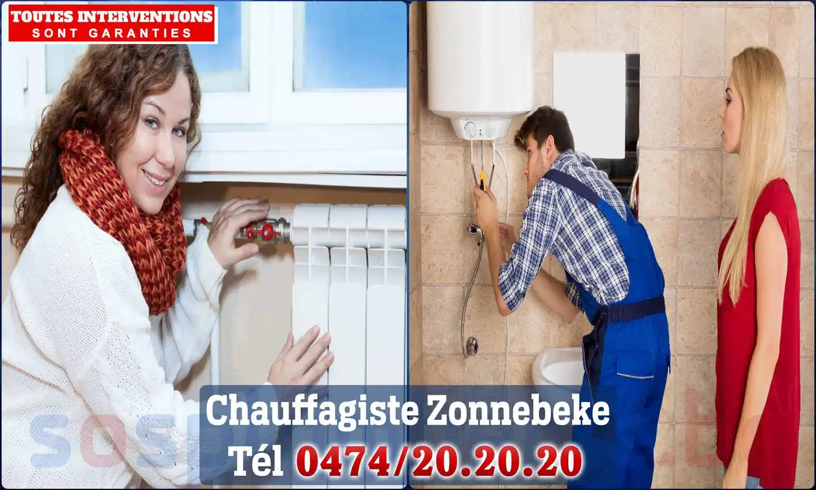 Chauffagiste agréé à Zonnebeke 8980