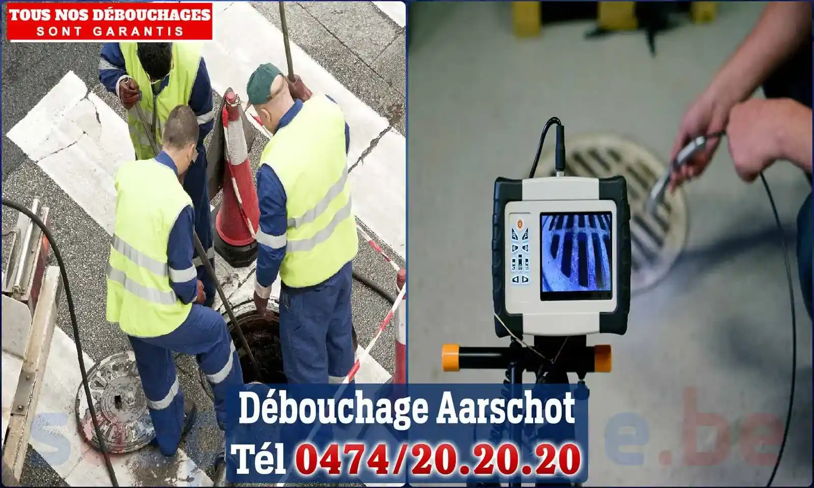 Débouchage canalisation Aarschot - SOS Plomberie