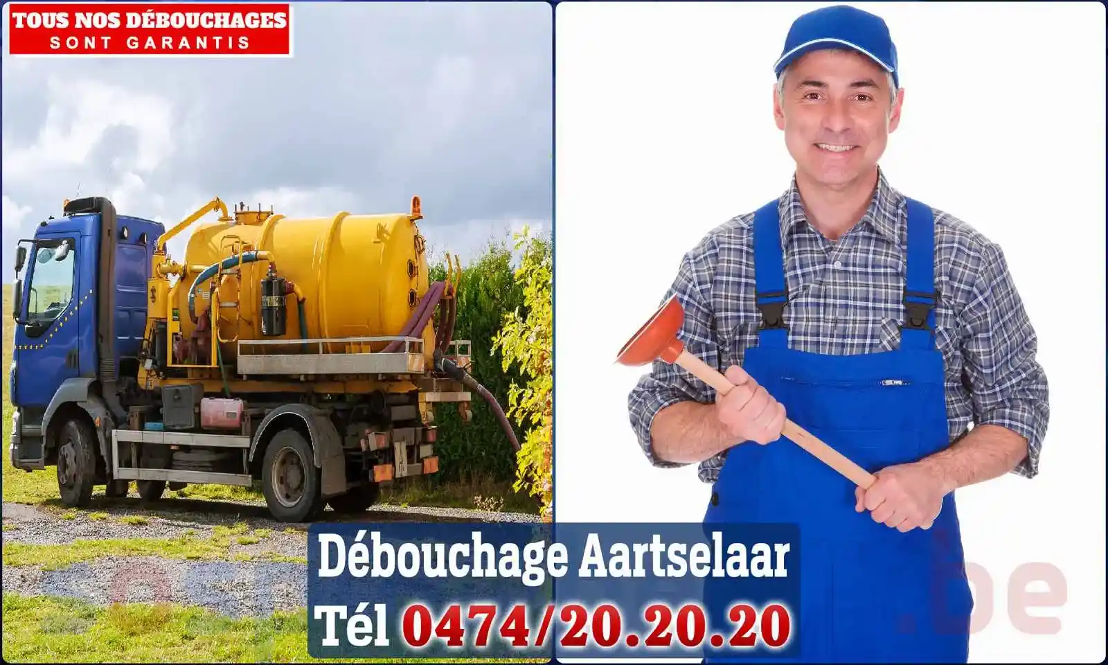 Débouchage canalisation Aartselaar - SOS Plomberie