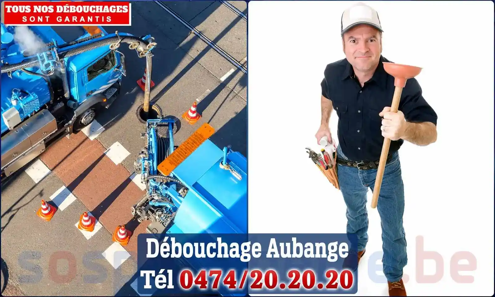 Débouchage canalisation Aubange - SOS Plomberie