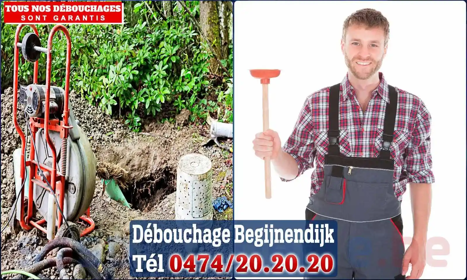 Débouchage canalisation Begijnendijk - SOS Plomberie