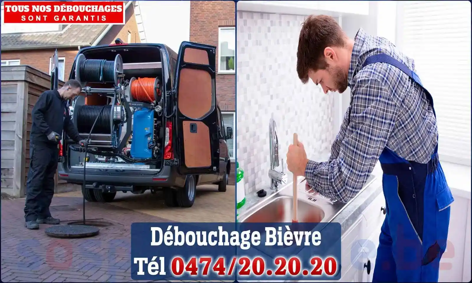 Débouchage canalisation Bièvre - SOS Plomberie