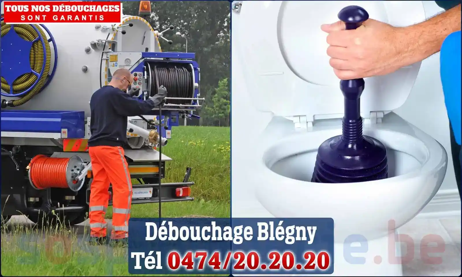 Débouchage canalisation Blegny - SOS Plomberie