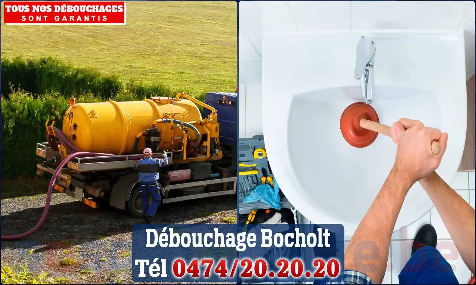 Débouchage canalisation Bocholt - SOS Plomberie