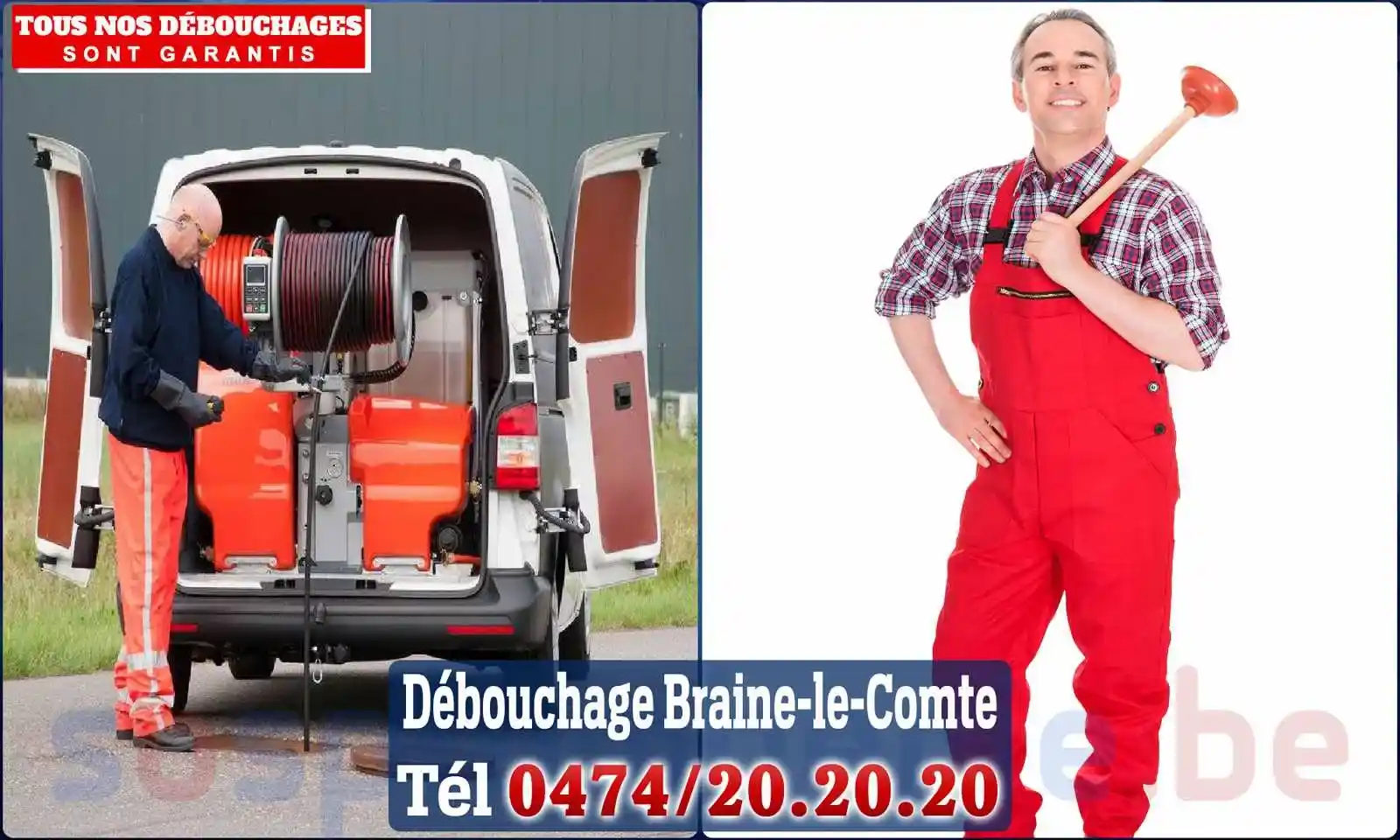 Débouchage canalisation Braine-Le-Comte - SOS Plomberie