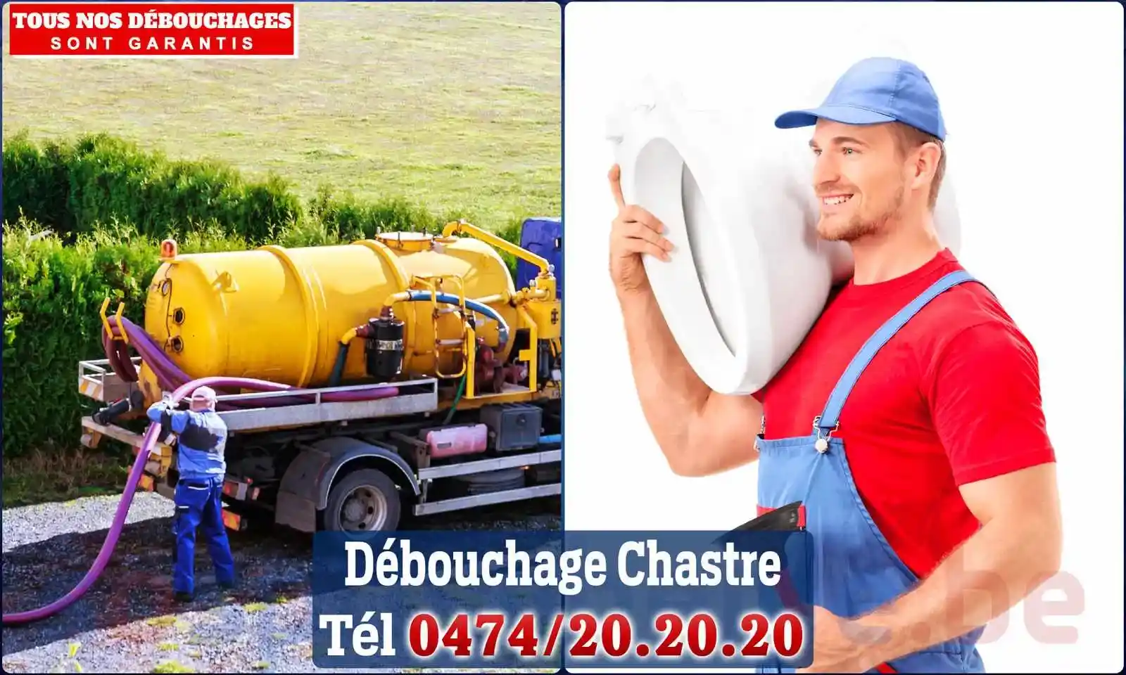 Débouchage canalisation Chastre - SOS Plomberie