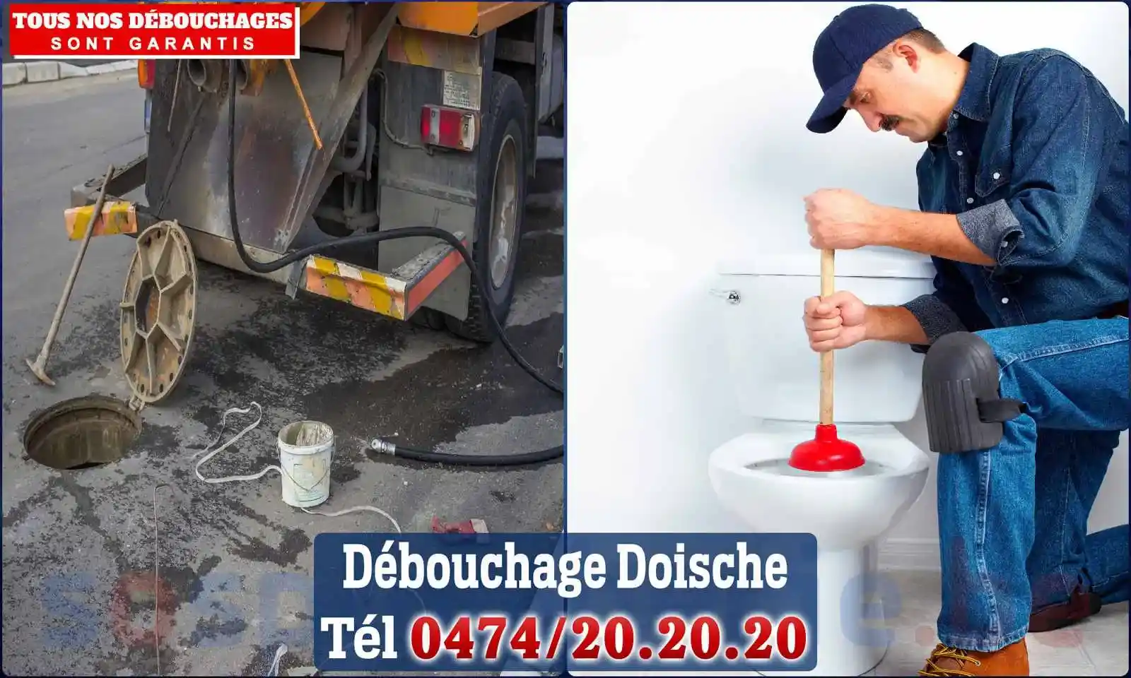 Débouchage canalisation Doische - SOS Plomberie