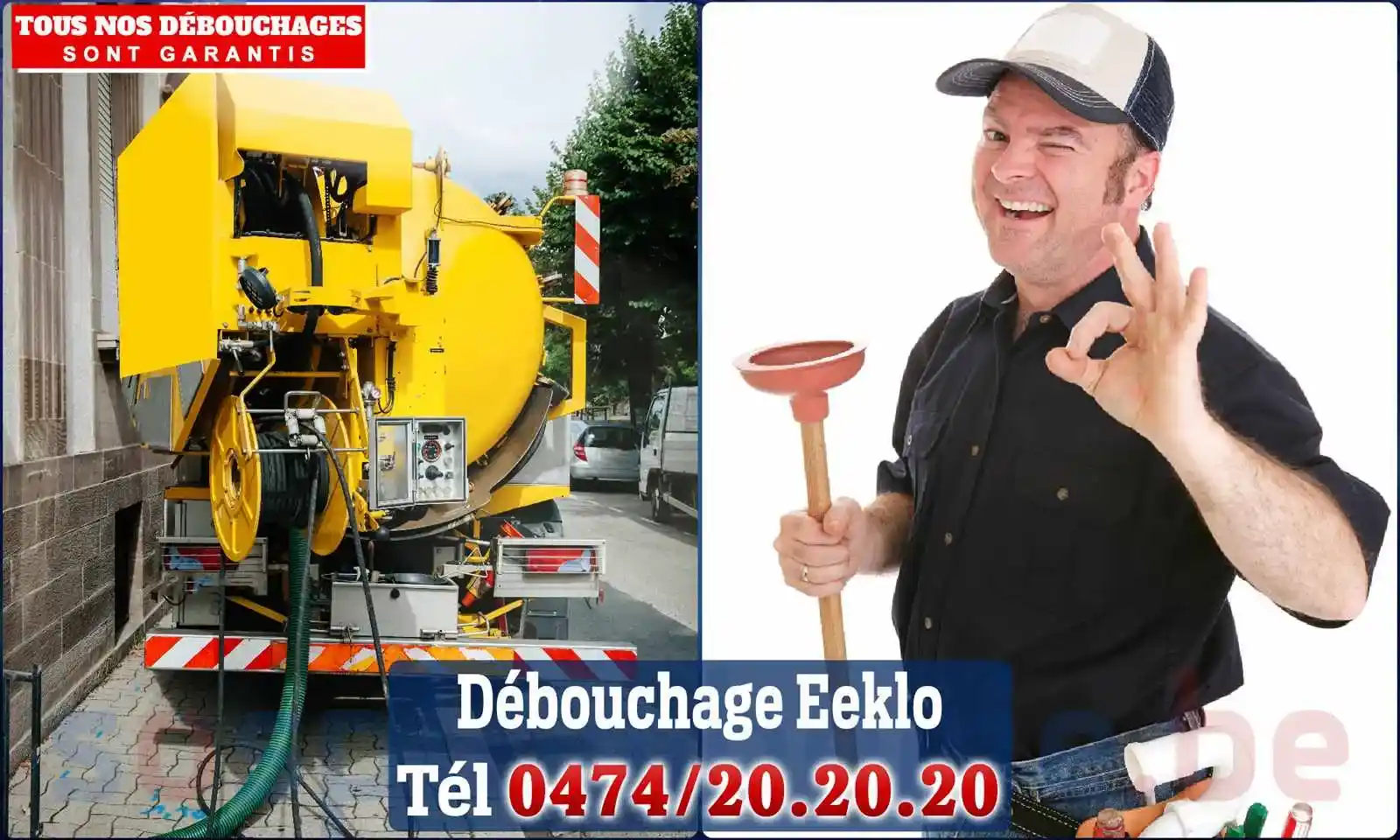 Débouchage canalisation Eeklo - SOS Plomberie