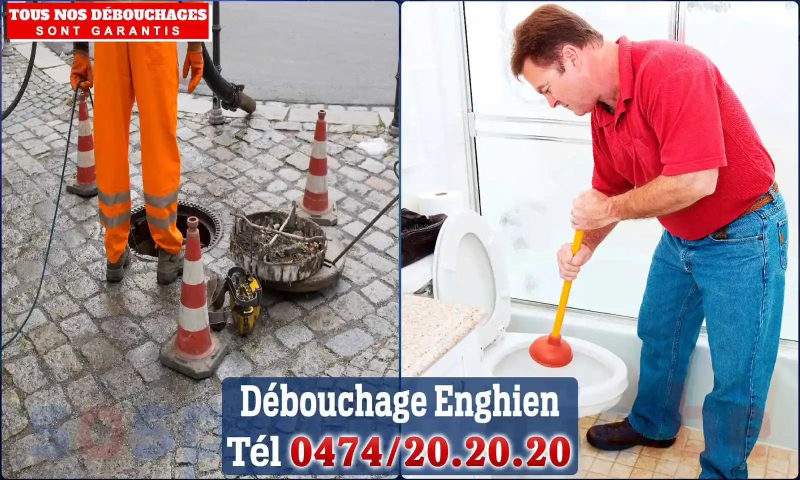 Débouchage canalisation Enghien - SOS Plomberie