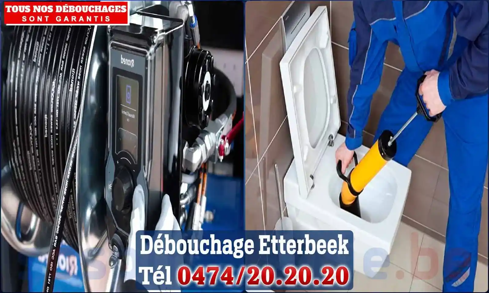 Débouchage canalisation Etterbeek - SOS Plomberie