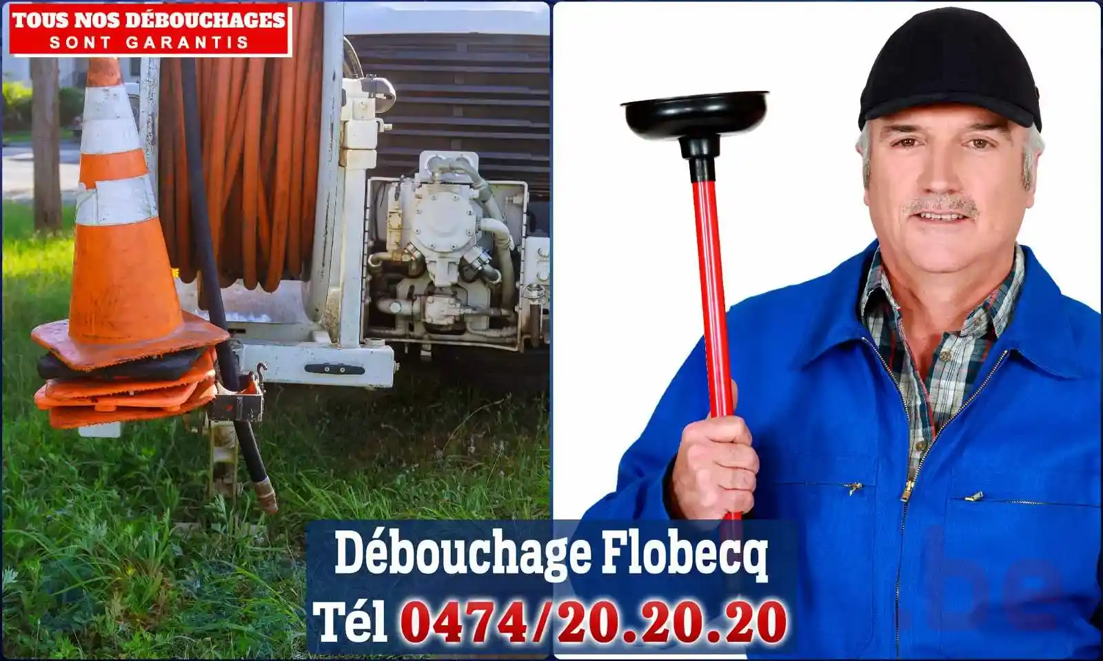 Débouchage canalisation Flobecq - SOS Plomberie