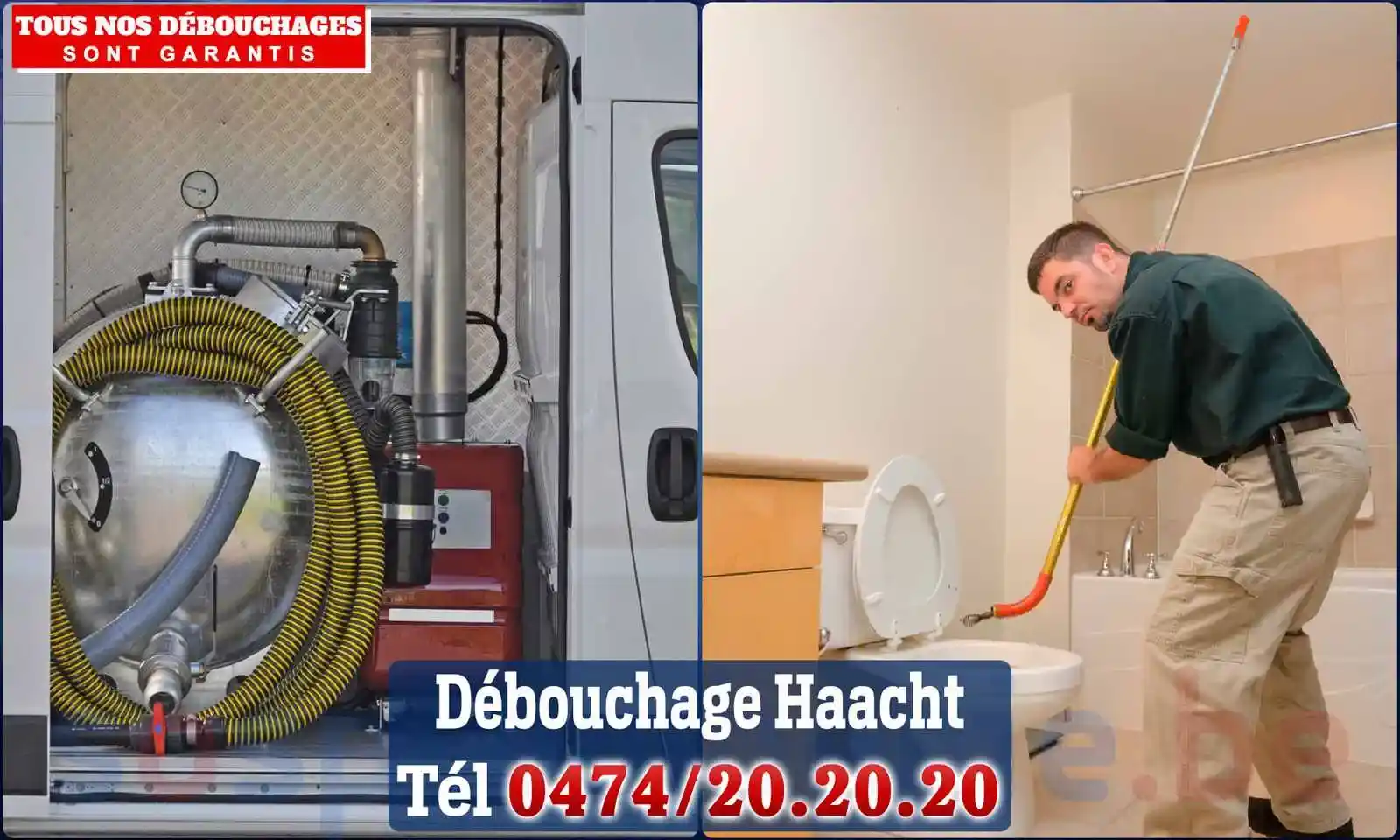 Débouchage canalisation Haacht - SOS Plomberie