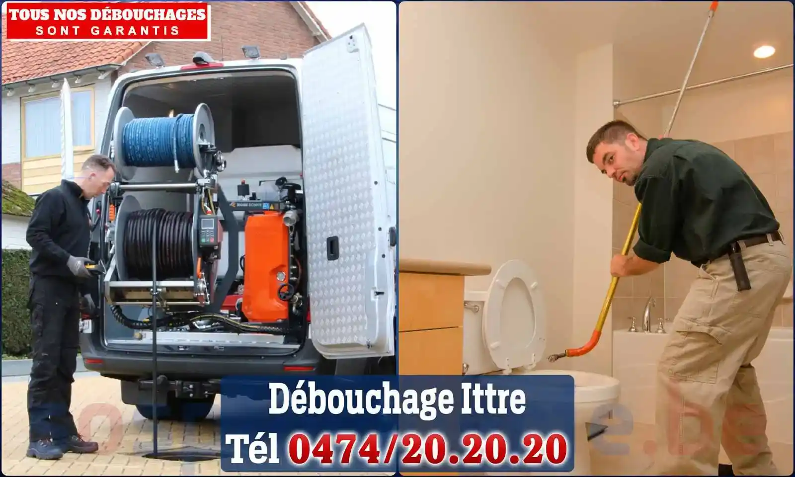 Débouchage canalisation Ittre - SOS Plomberie