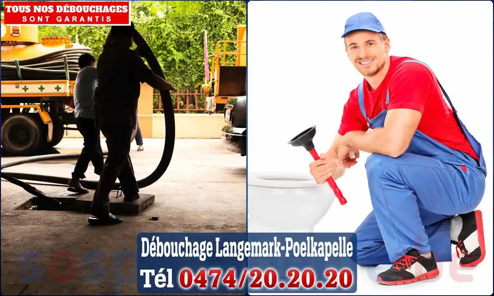 Débouchage canalisation Langemark-Poelkapelle - SOS Plomberie