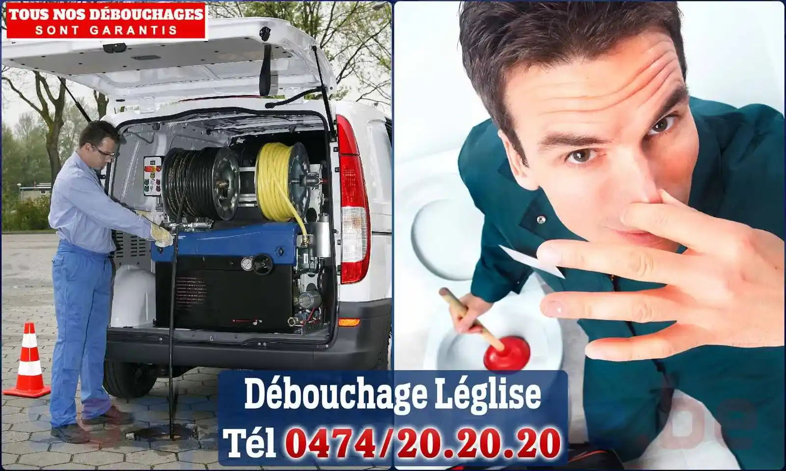 Débouchage canalisation Léglise - SOS Plomberie