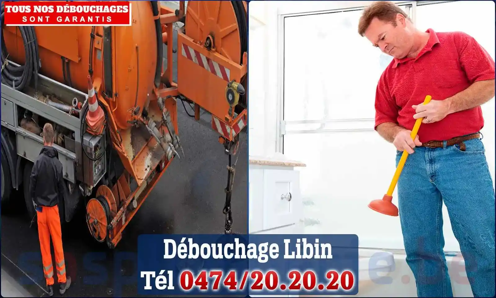 Débouchage canalisation Libin - SOS Plomberie