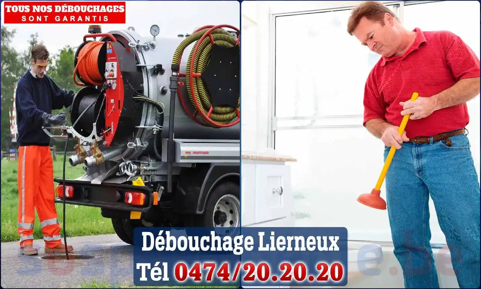 Débouchage canalisation Lierneux - SOS Plomberie