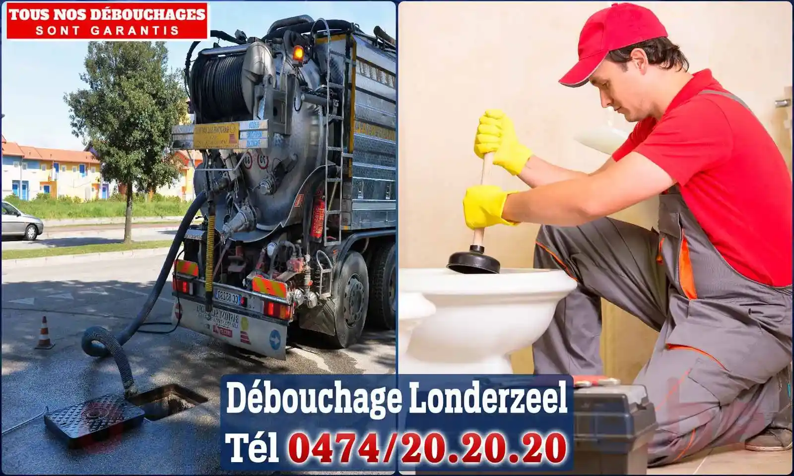 Débouchage canalisation Londerzeel - SOS Plomberie
