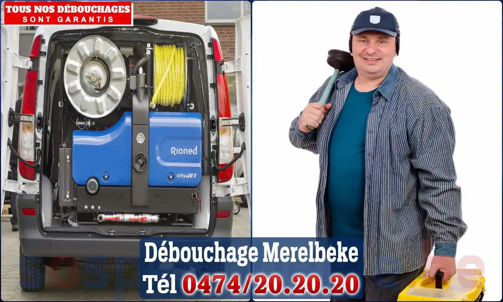 Débouchage canalisation Merelbeke - SOS Plomberie