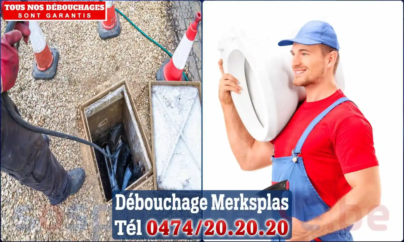 Débouchage canalisation Merksplas - SOS Plomberie
