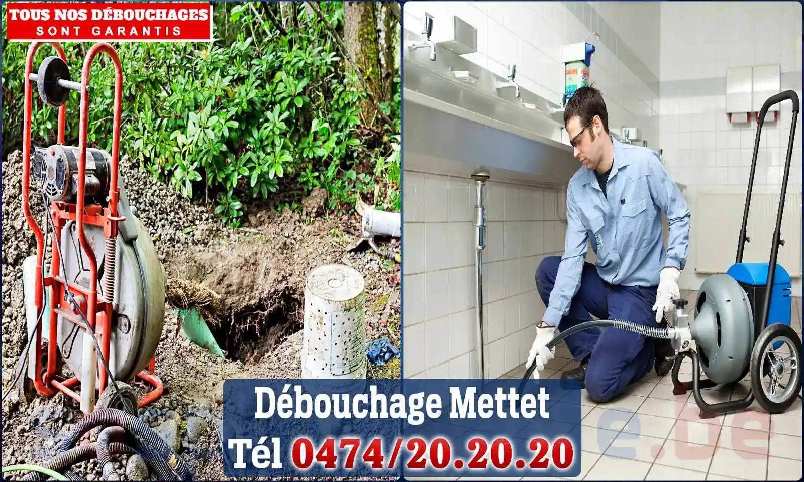 Débouchage canalisation Mettet - SOS Plomberie