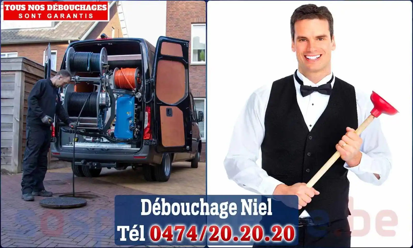 Débouchage canalisation Niel - SOS Plomberie