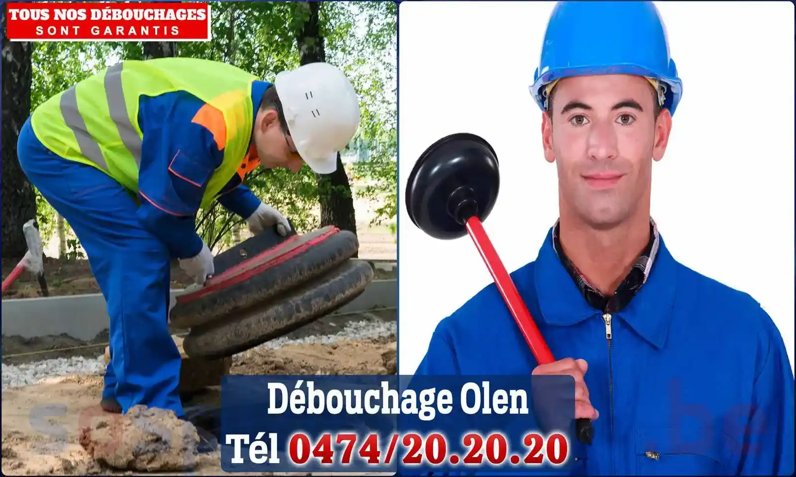Débouchage canalisation Olen - SOS Plomberie