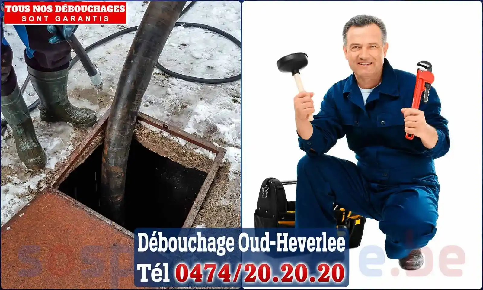 Débouchage canalisation Oud-Heverlee - SOS Plomberie