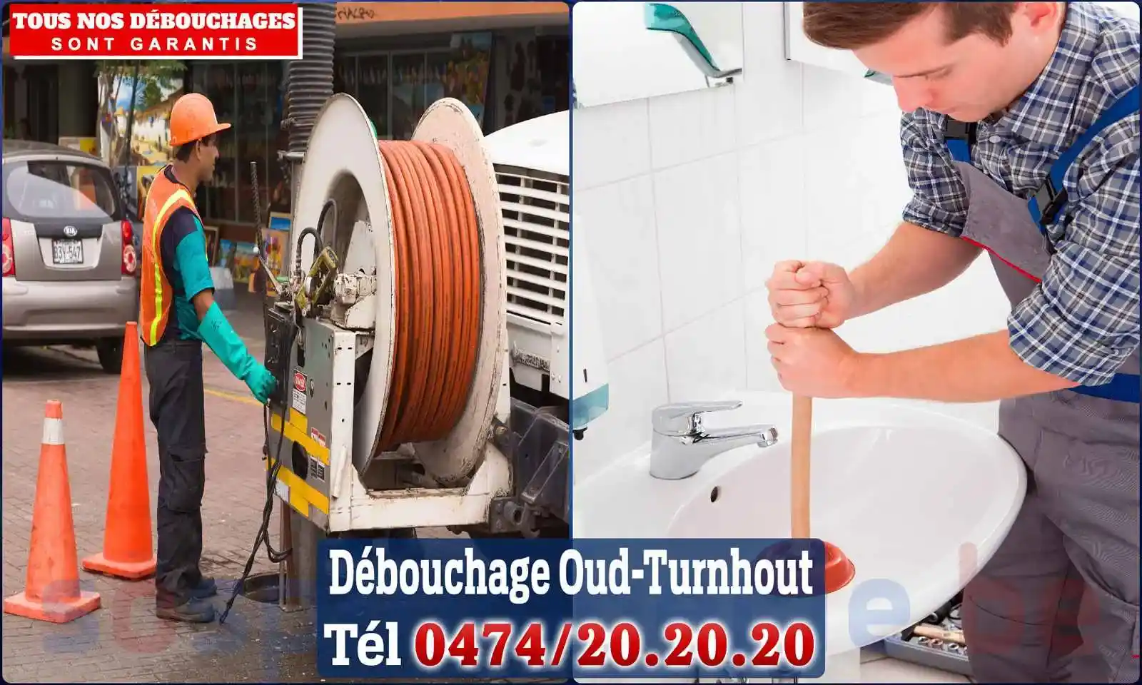 Débouchage canalisation Oud Turnhout - SOS Plomberie