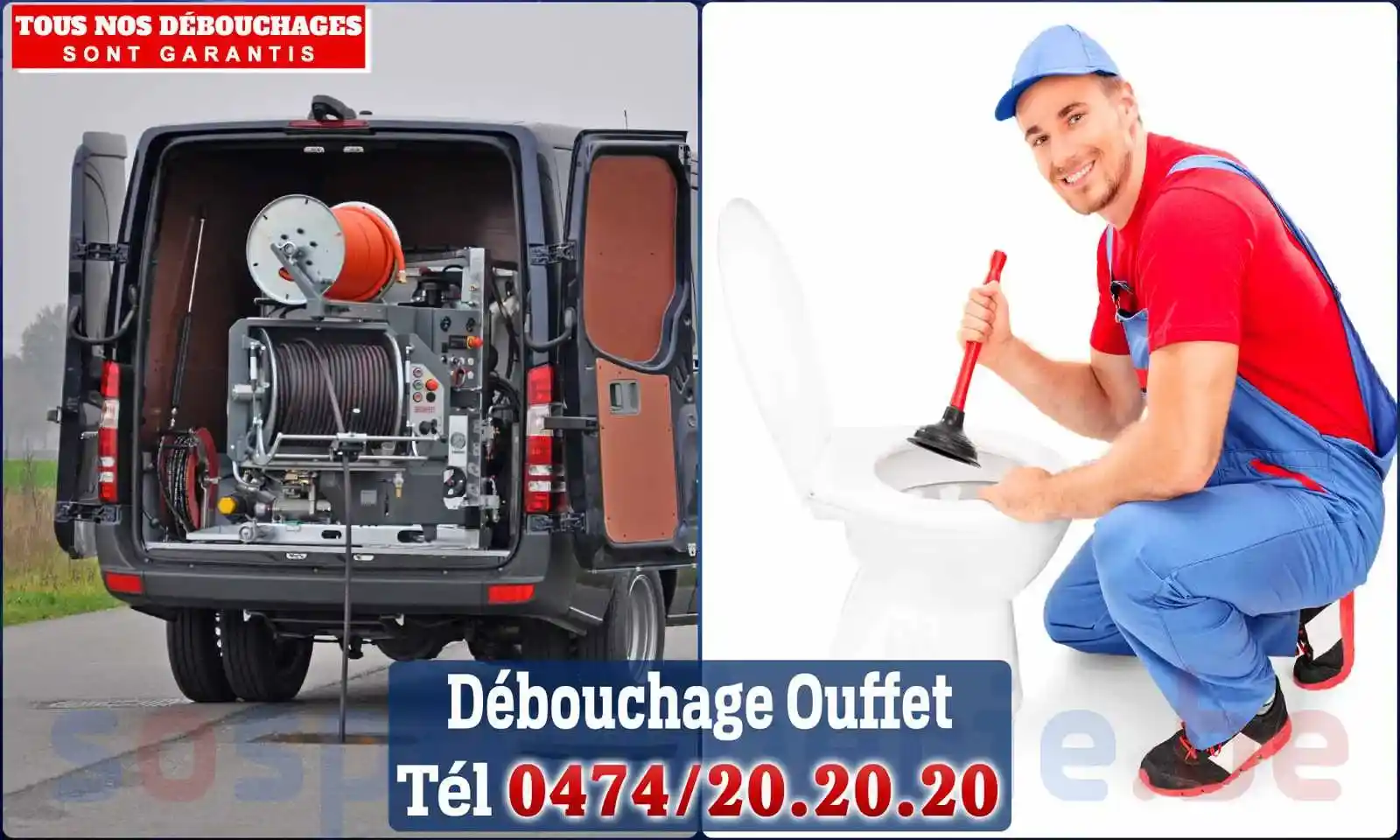 Débouchage canalisation Ouffet - SOS Plomberie