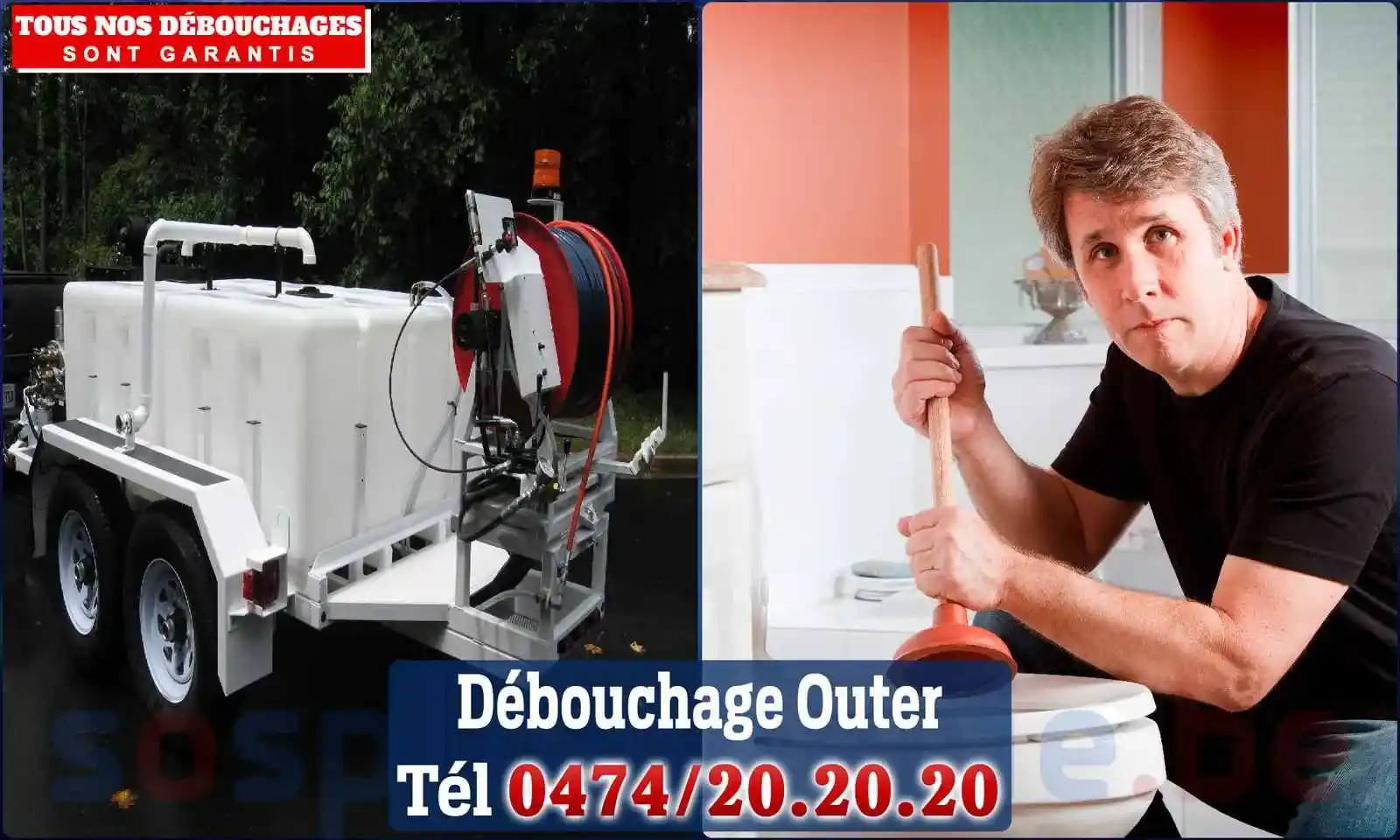 SOS Plomberie - Débouchage de canalisations {locationData.sectionName} en urgence