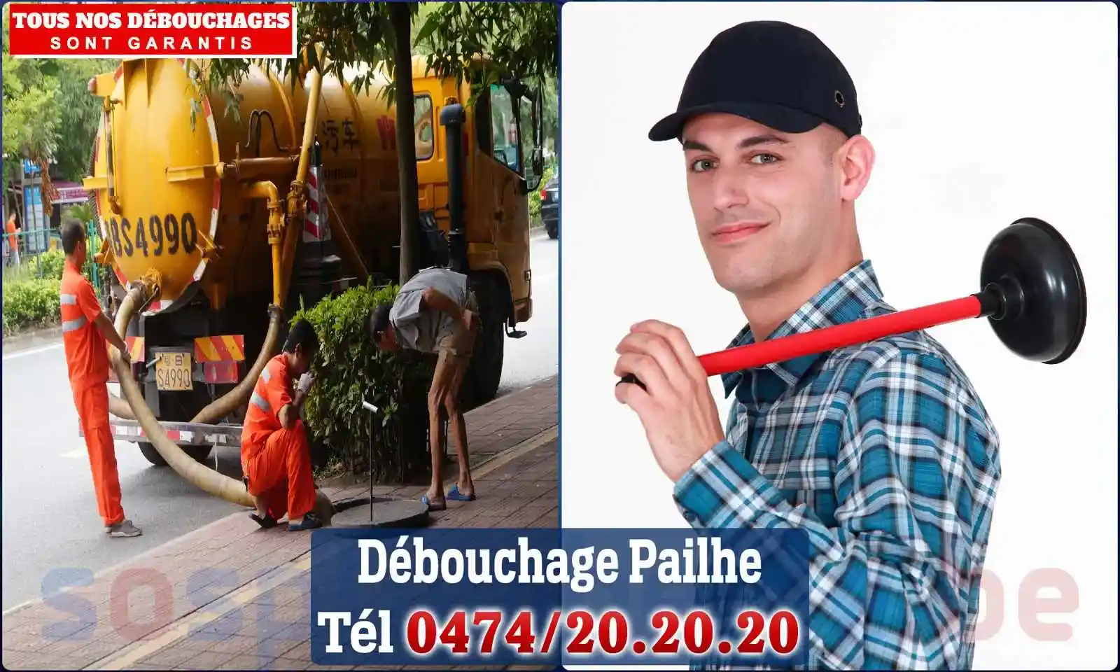 SOS Plomberie - Débouchage de canalisations {locationData.sectionName} en urgence