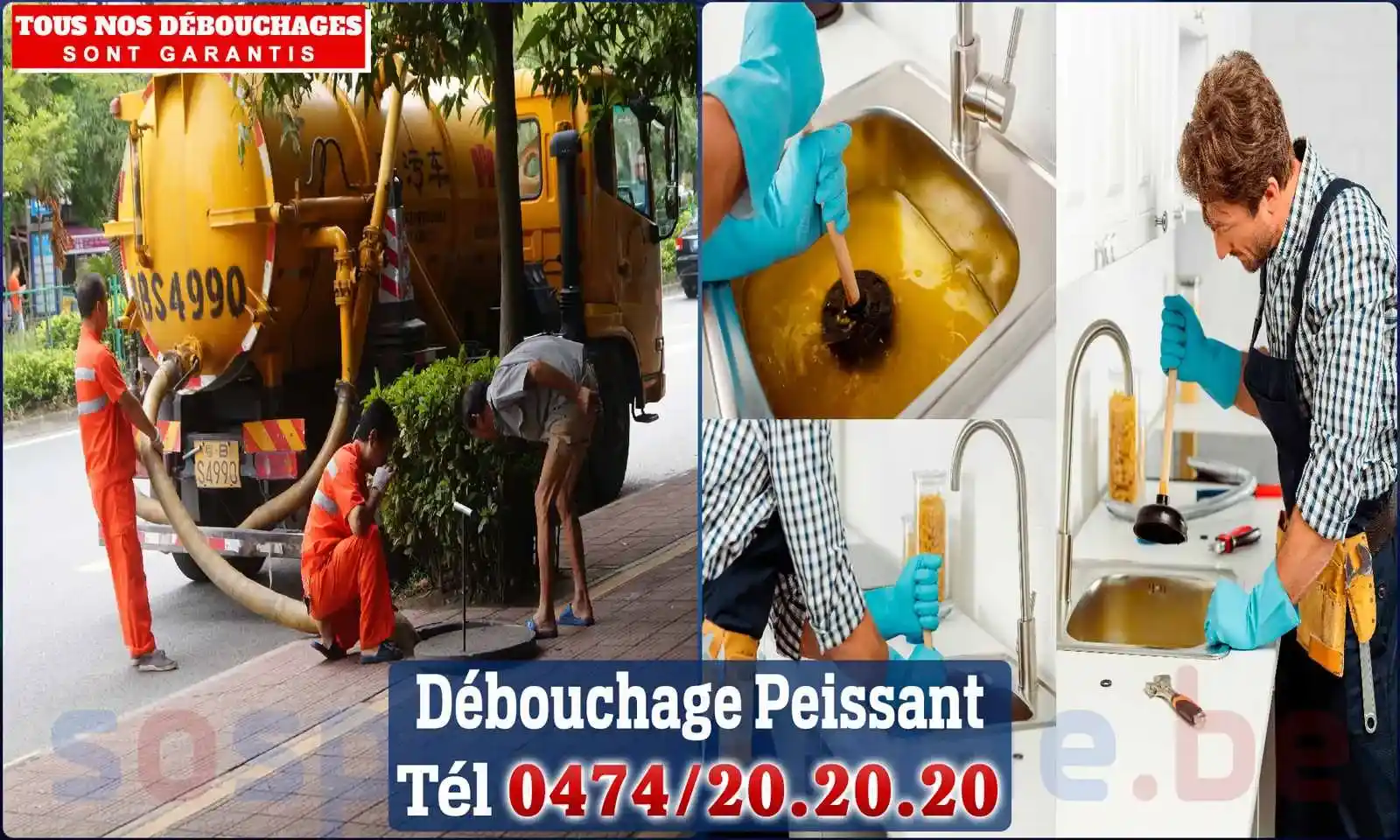 SOS Plomberie - Débouchage de canalisations {locationData.sectionName} en urgence