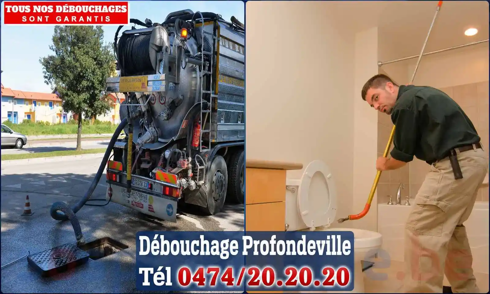 Débouchage canalisation Profondeville - SOS Plomberie