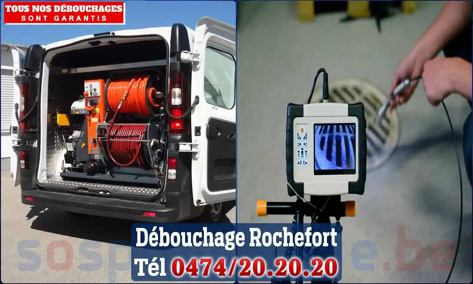 Débouchage canalisation Rochefort - SOS Plomberie