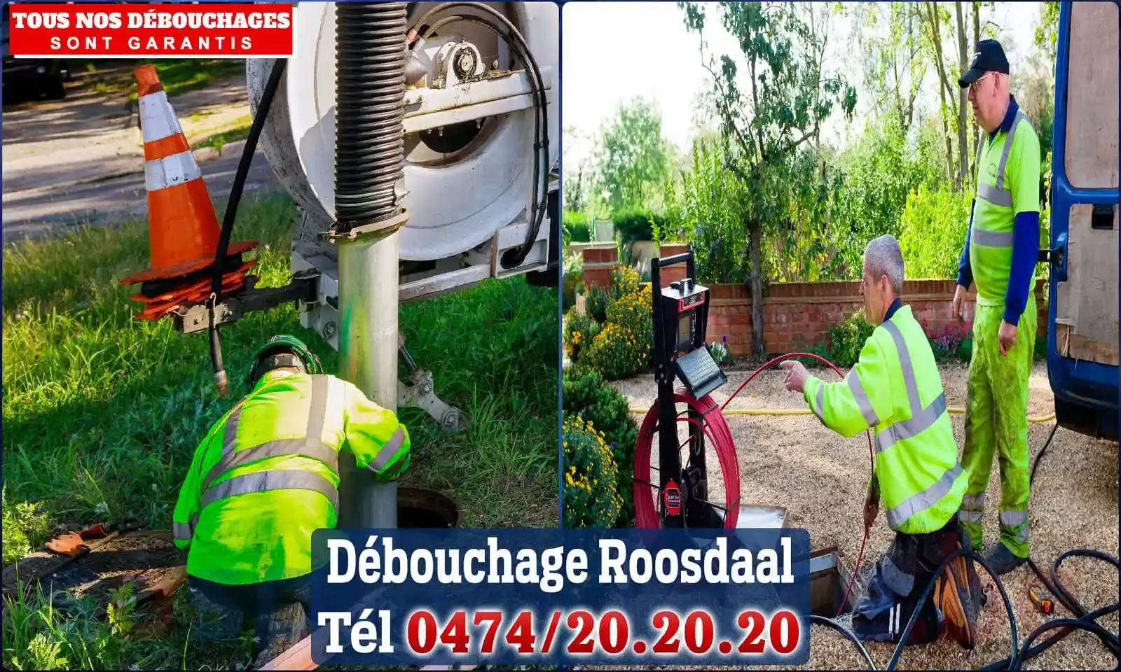 Débouchage canalisation Roosdaal - SOS Plomberie