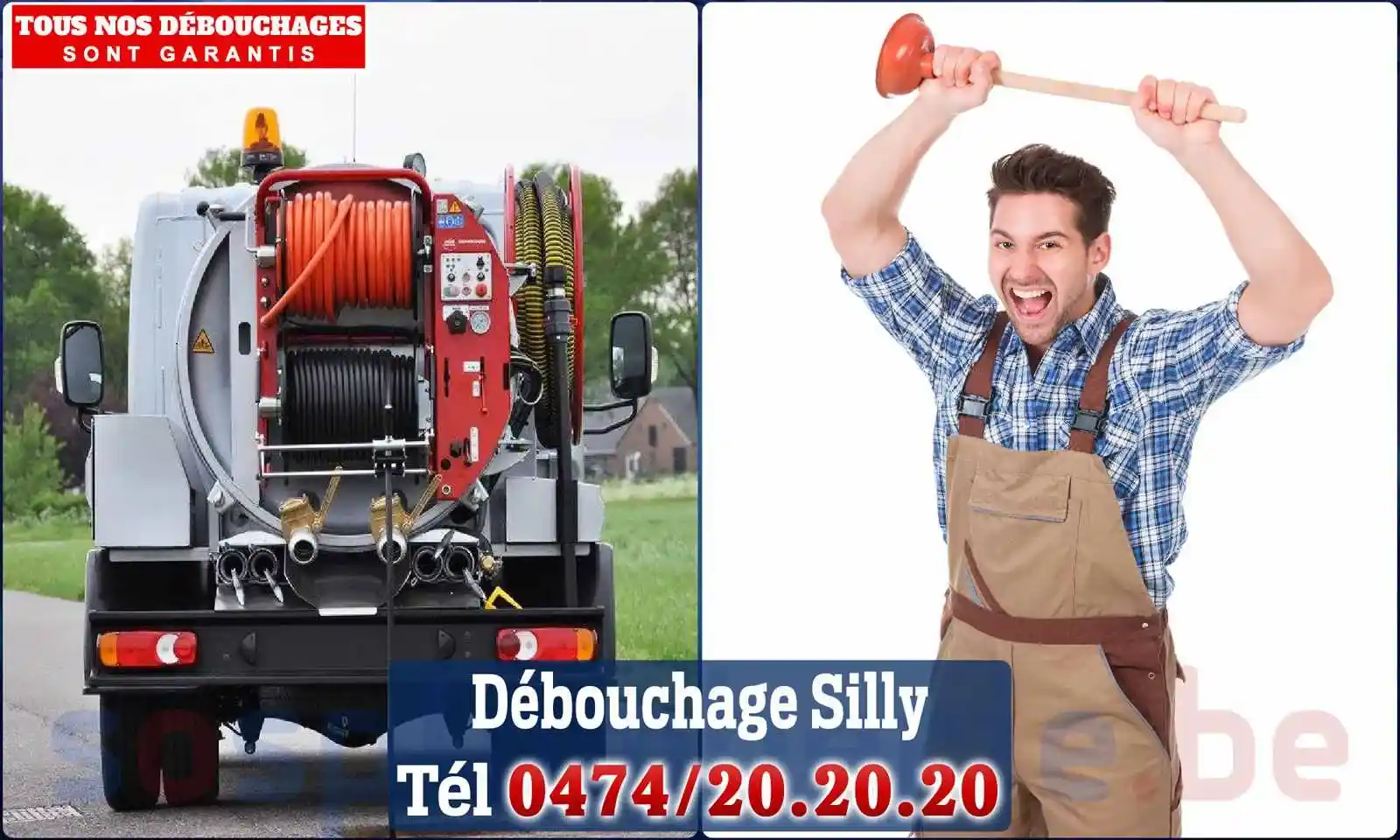 Débouchage canalisation Silly - SOS Plomberie