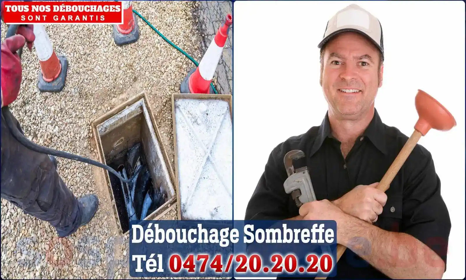 Débouchage canalisation Sombreffe - SOS Plomberie