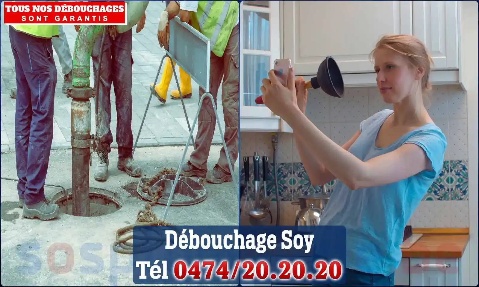 SOS Plomberie - Débouchage de canalisations {locationData.sectionName} en urgence