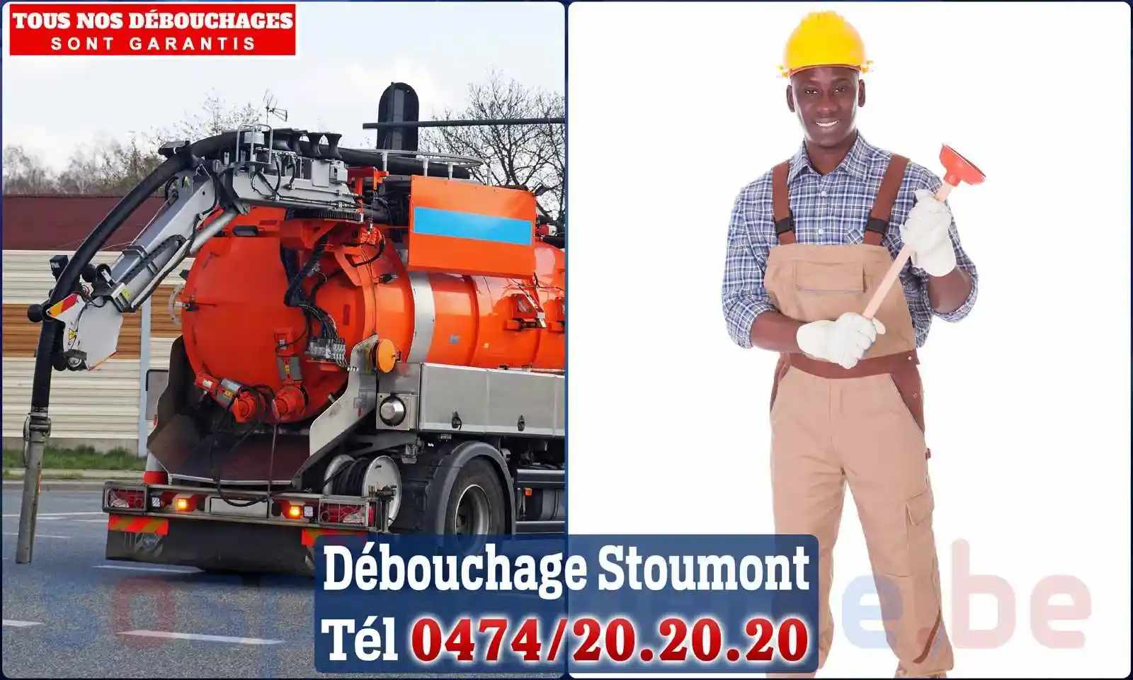 Débouchage canalisation Stoumont - SOS Plomberie