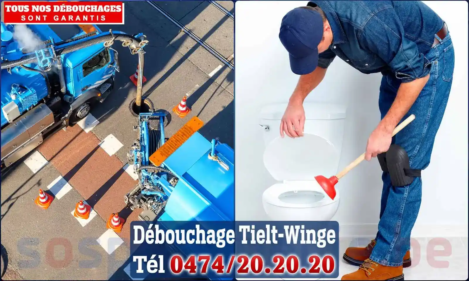 Débouchage canalisation Tielt-Winge - SOS Plomberie