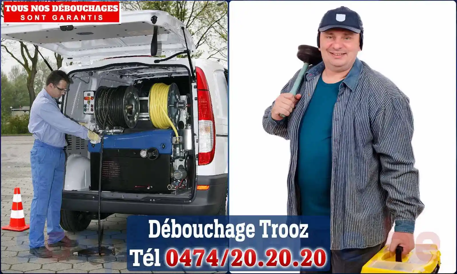 Débouchage canalisation Trooz - SOS Plomberie