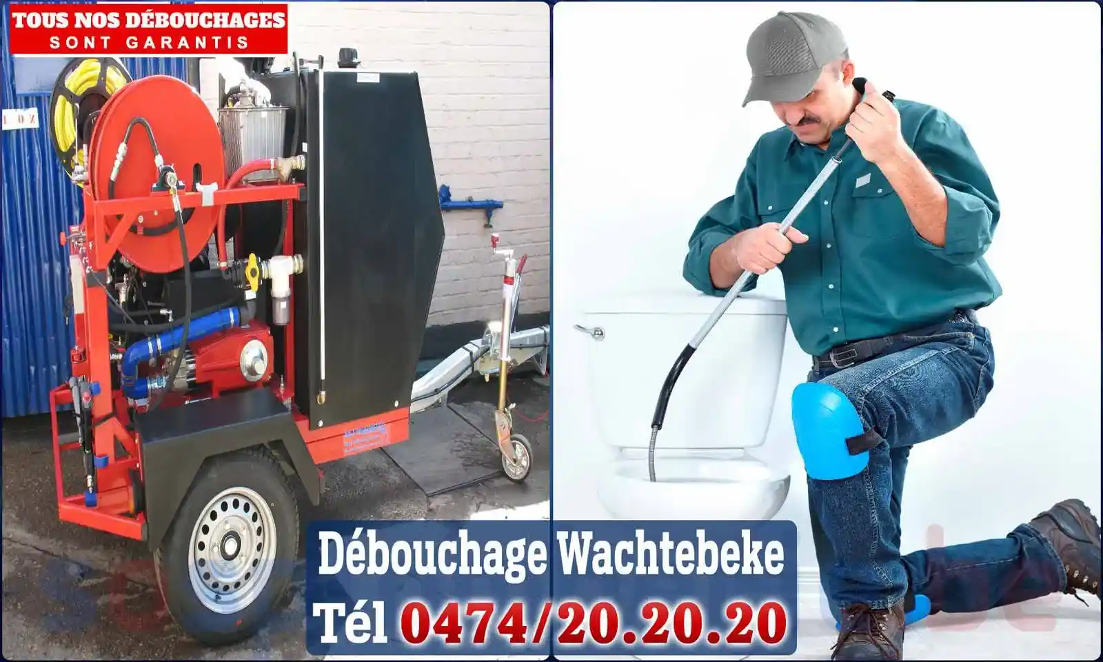 Débouchage canalisation Wachtebeke - SOS Plomberie