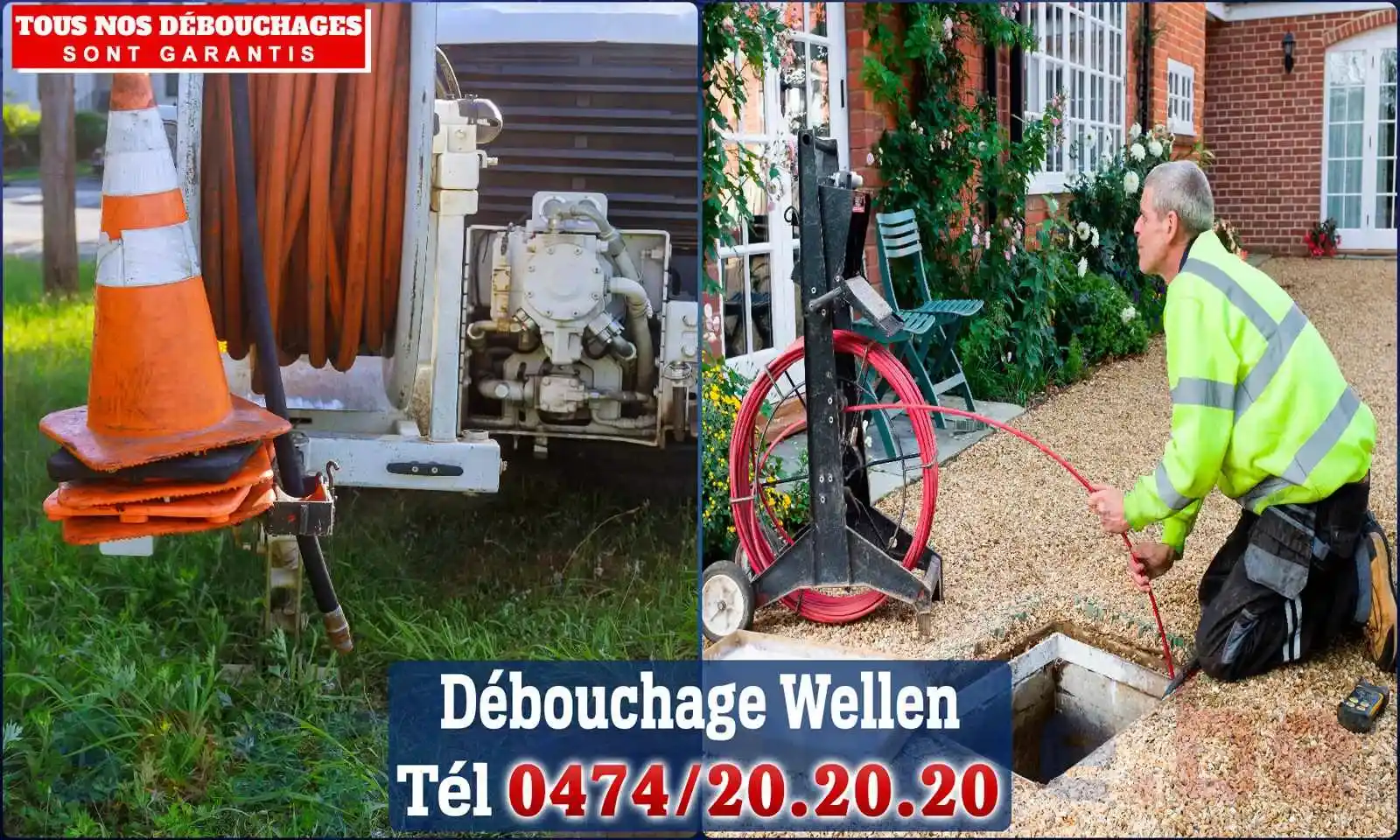 Débouchage canalisation Wellen - SOS Plomberie