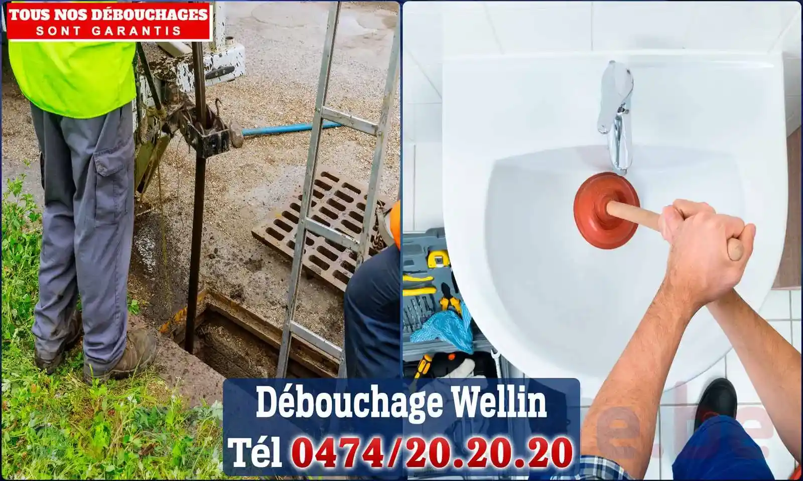 Débouchage canalisation Wellin - SOS Plomberie