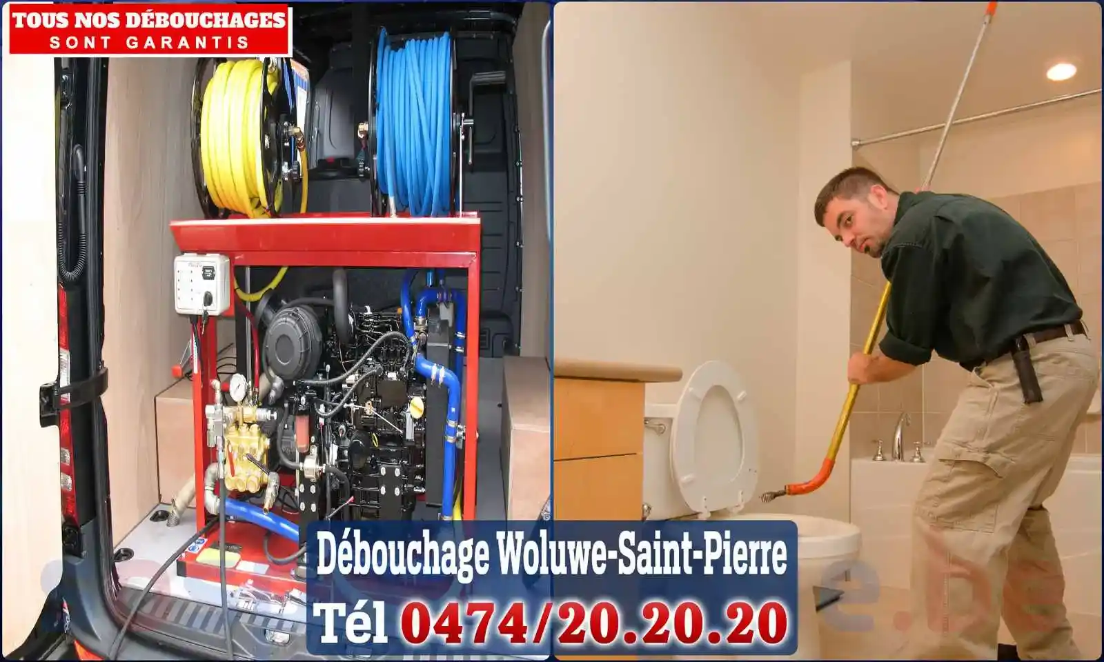 Débouchage canalisation Woluwe-Saint-Pierre - SOS Plomberie