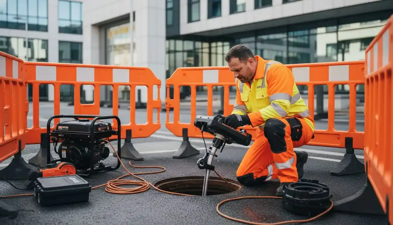 vidéo-inspection canalisation chantier