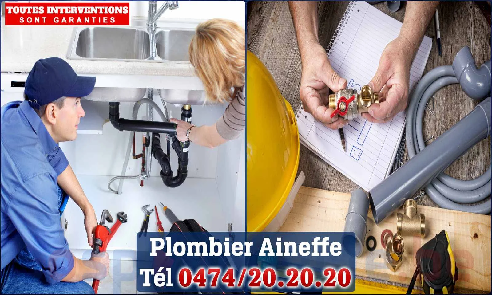 SOS Plomberie - Plombier Aineffe pour installation et
réparation