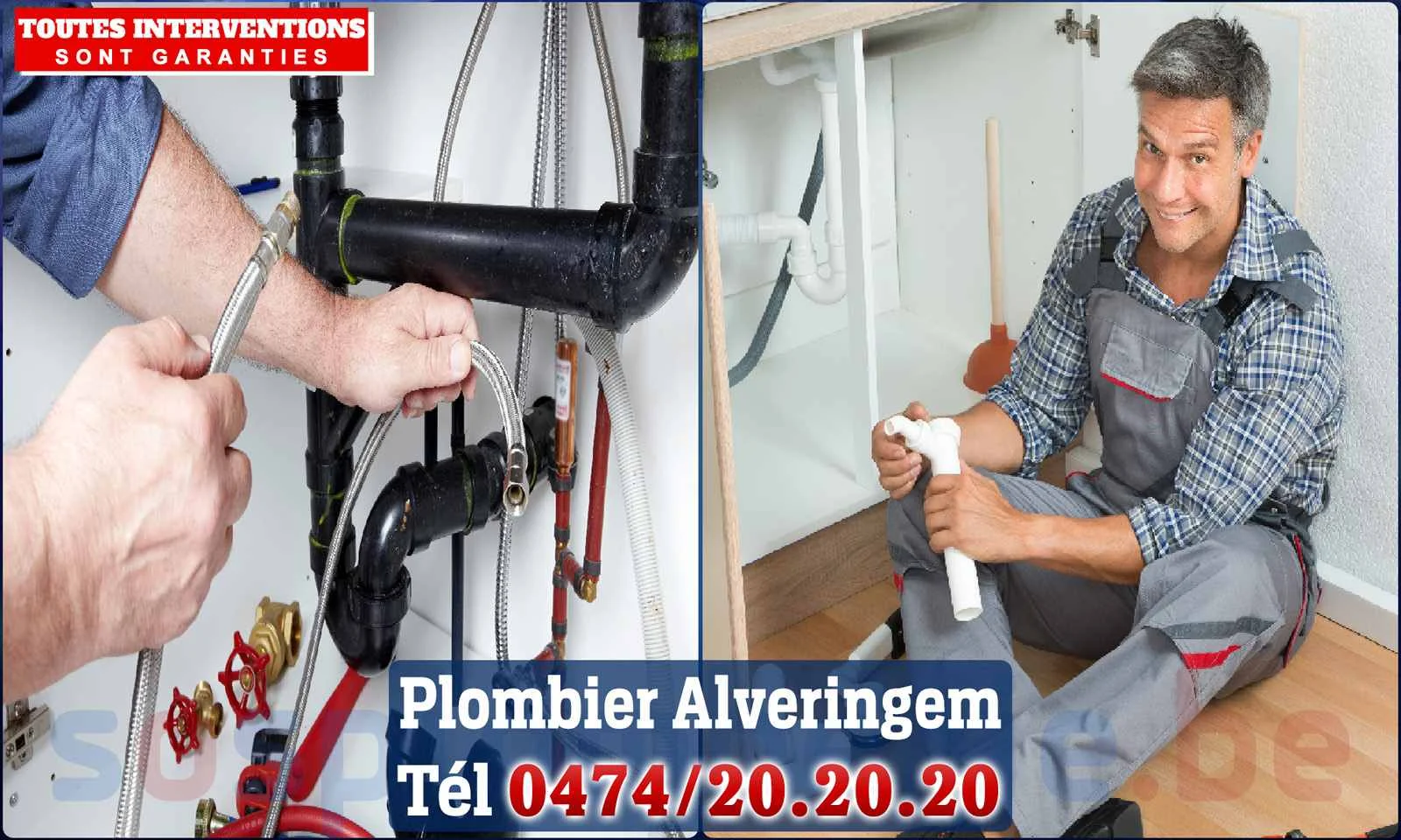 SOS Plomberie - Plombier Alveringem pour installation et réparation